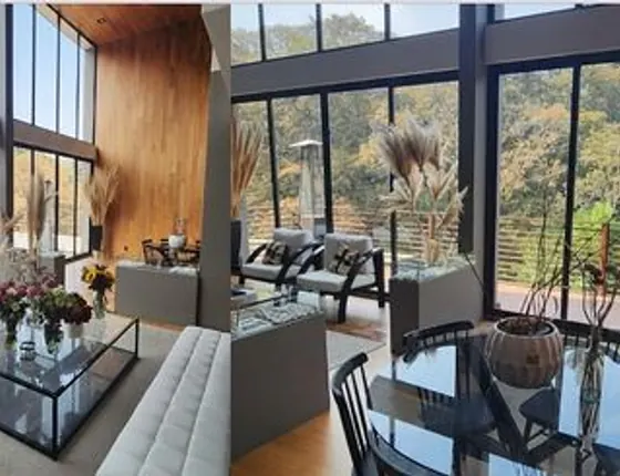 Residencia con terraza y domo central en Bosque Real